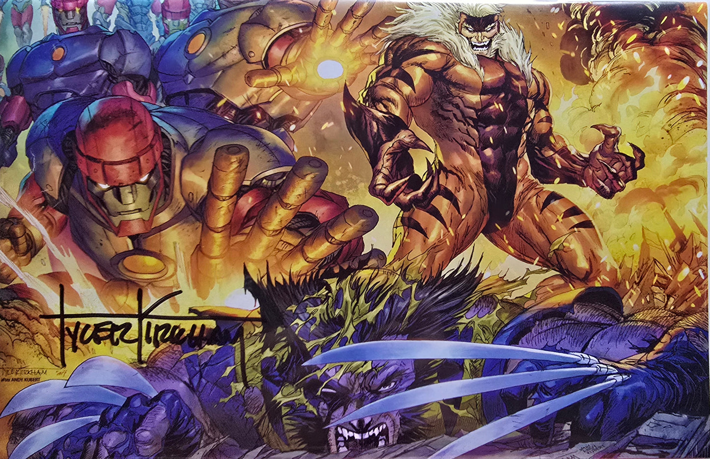 Wolverine #42 Horizontal Cover Signed by Tyler Kirkham