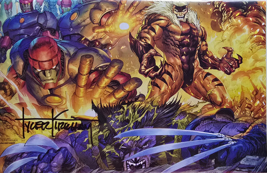 Wolverine #42 Horizontal Cover Signed by Tyler Kirkham