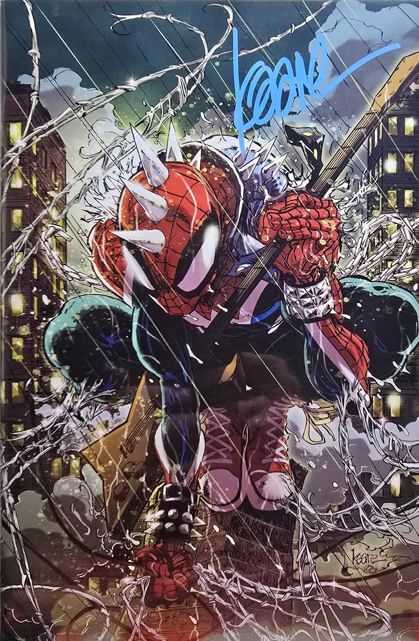 Spider-Punk: Arms Race #1 Signed by Kaare Andrews