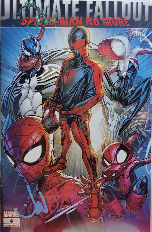 Ultimate Fallout #4 (SET) 3 Book Trade Hood-less, Trade Hooded & NYCC Virgin Exclusive Signed by Jonboy Meyers