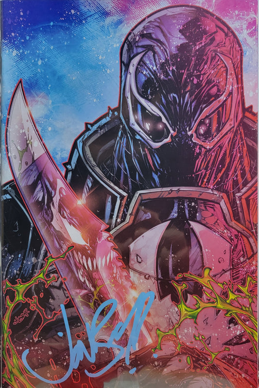 Venom #29 (SET) 3 Book Trade, Virgin Masked & Virgin Half Masked Signed by Jonboy Meyers