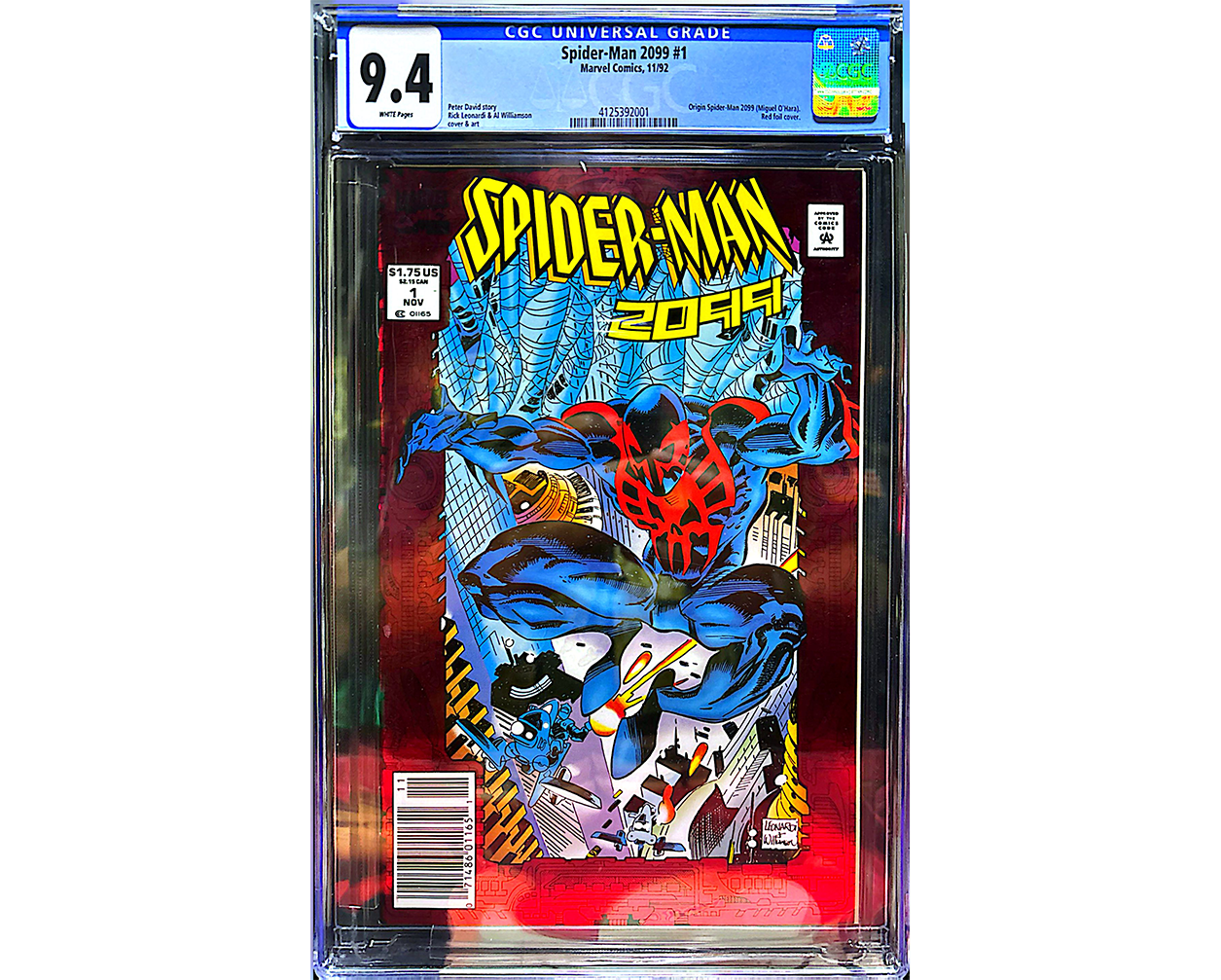 Spider-Man 2099 CGC 9.4 NEWSSTAND