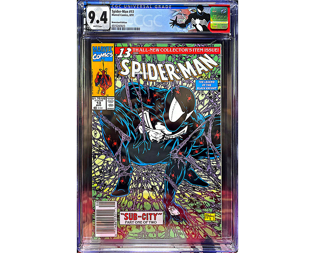 Spider-Man #13 CGC 9.4 Newsstand Custom Label