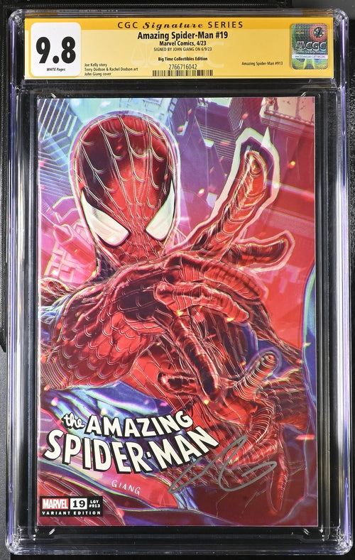 Amazing Spider-Man #19 SS CGC 9.8 Signed by Jiang (Trade Virgin CGC SET)