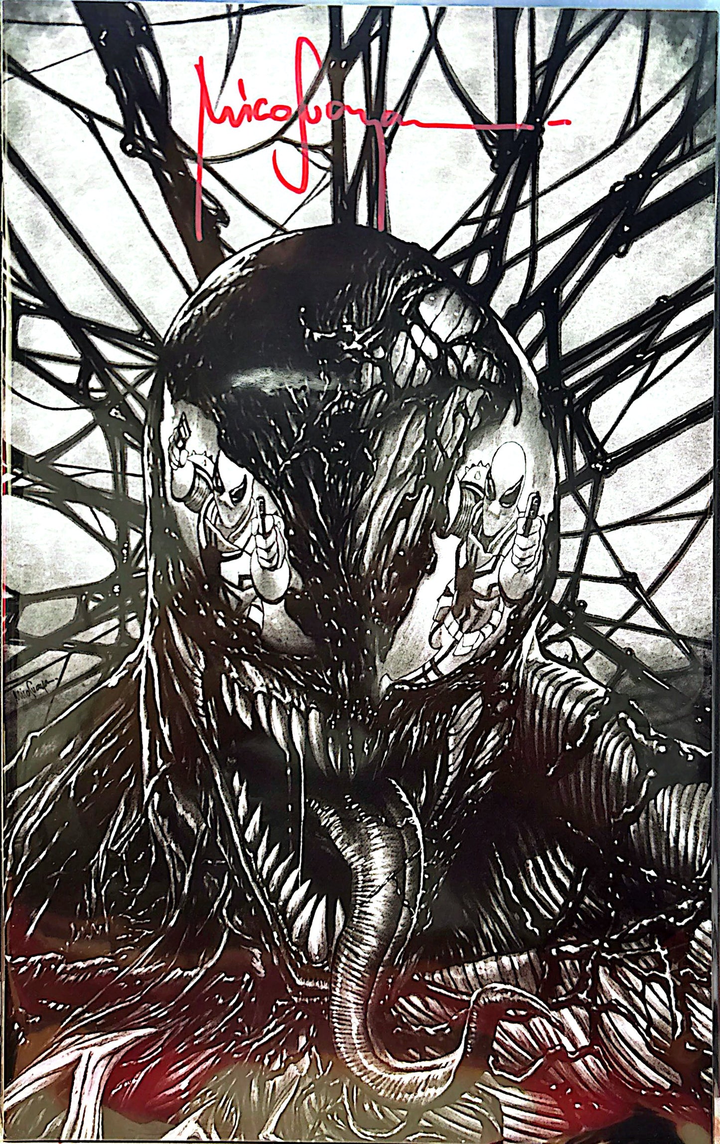 Extreme Carnage #1 (SET) Trade, Virgin, Virgin Sketch Signed by Mico Suayan
