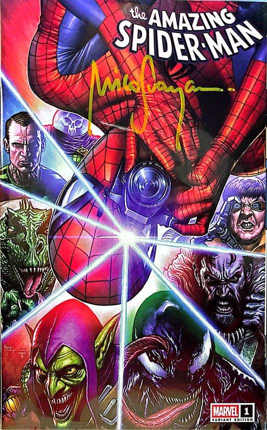 Amazing Spider-Man #1 C2E2 Exclusives (SET) Trade & Virgin1 Signed, Viegin2, Sketch by Mico Suayan