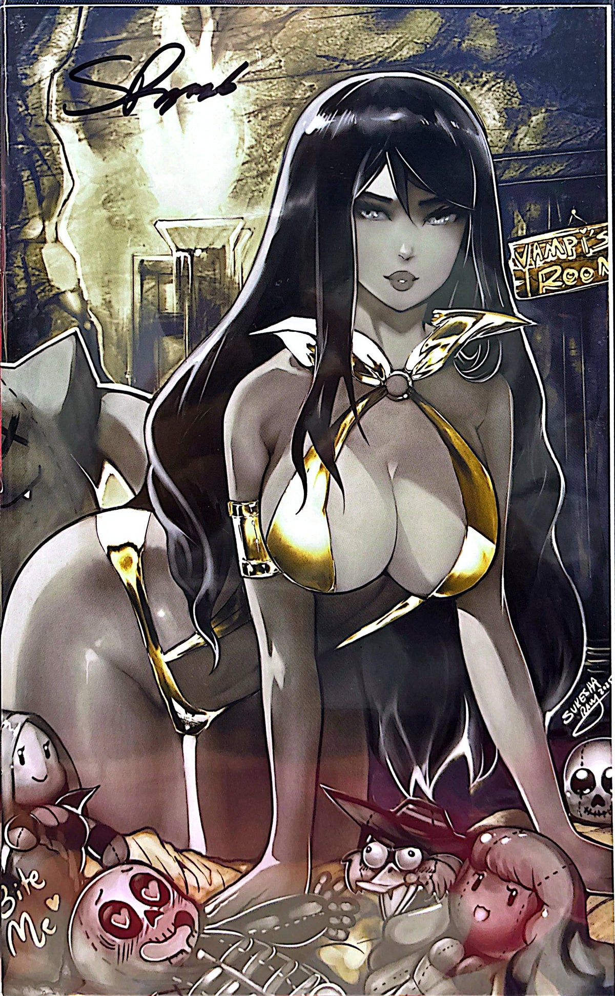 VAMPIRELLA #3 COVER B ❣️SIGNED BY SUKESHA RAY❣️LIMITED TO 400