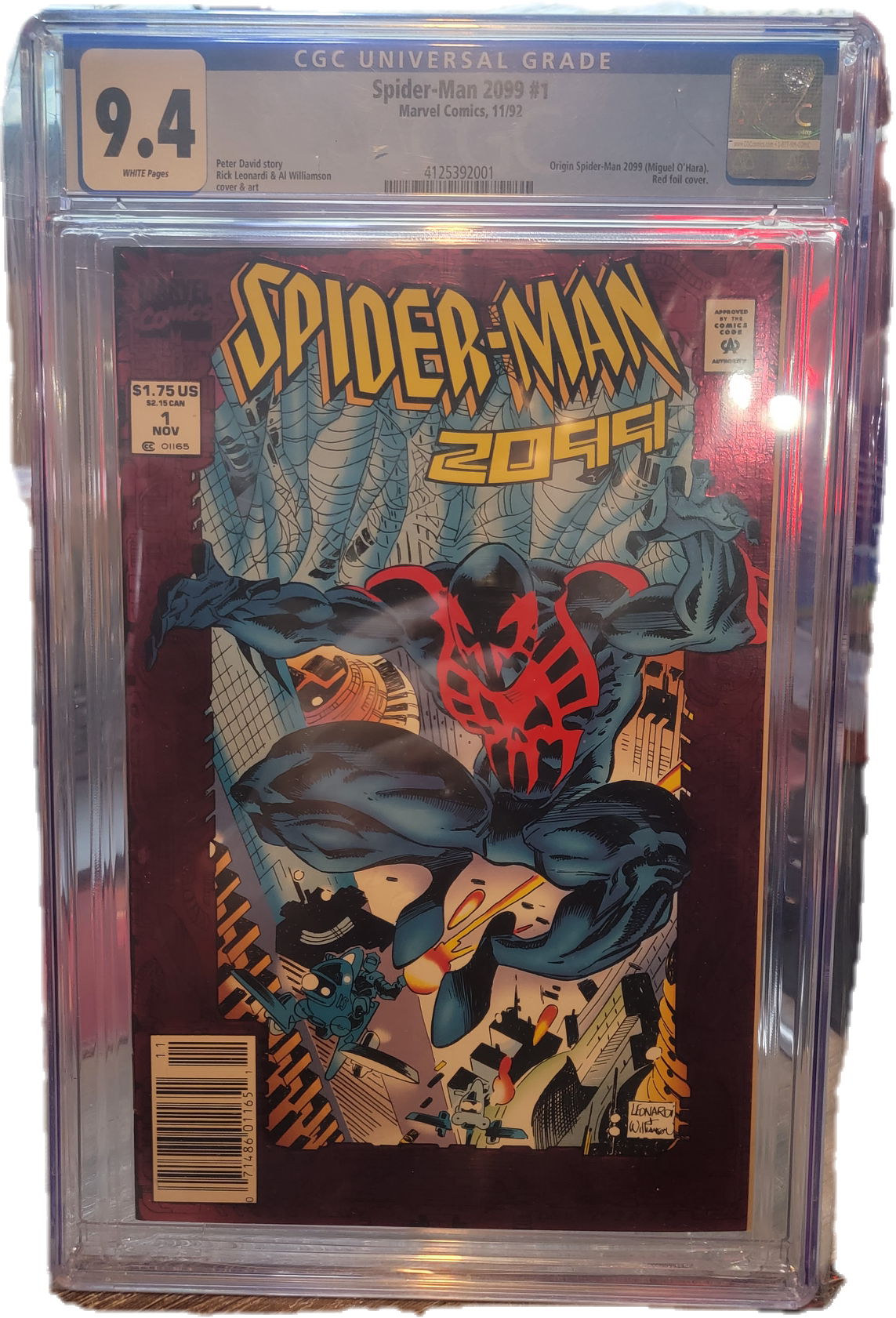Spider-Man 2099 CGC 9.4