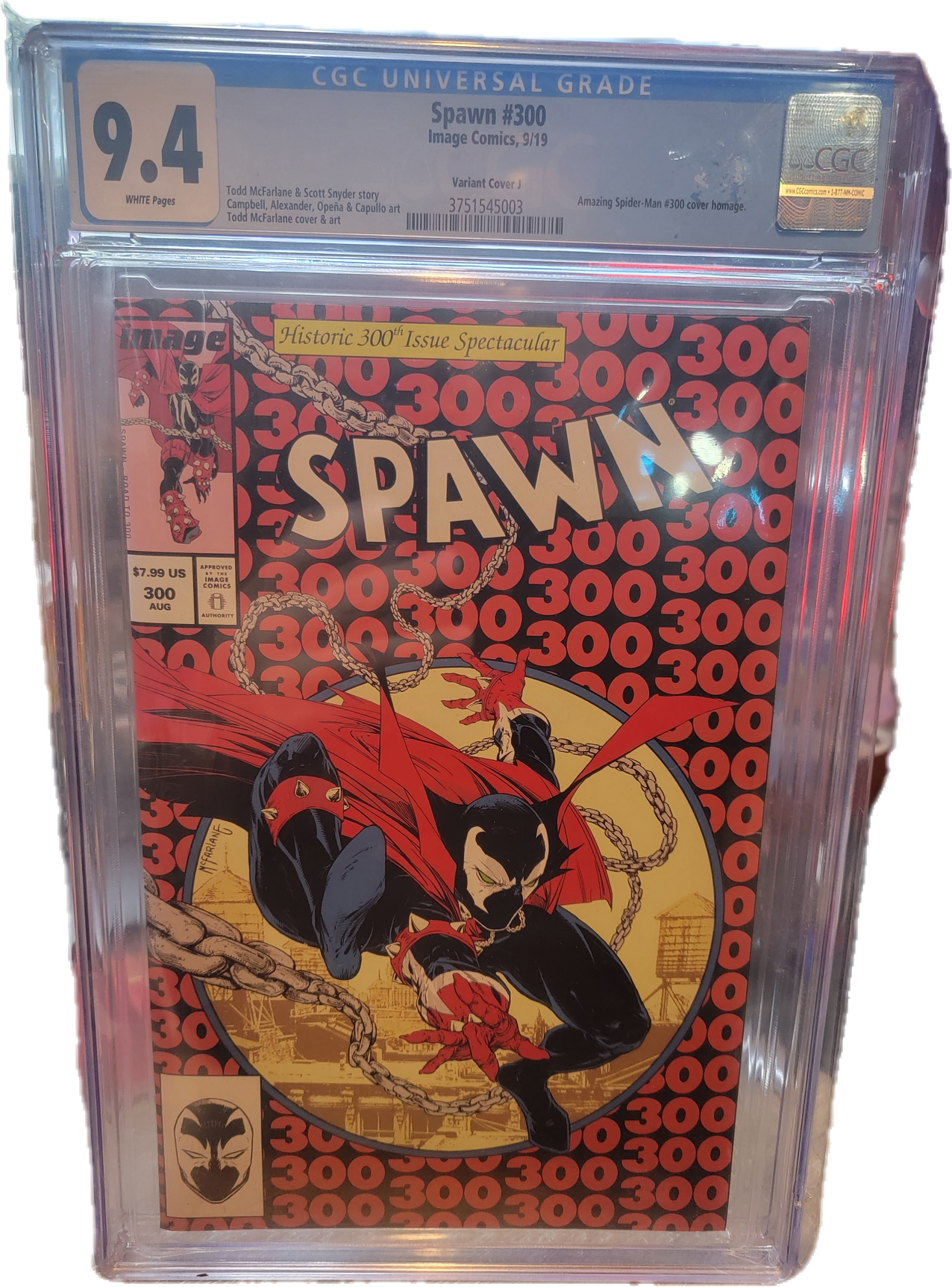 Spawn #300 CGC 9.4