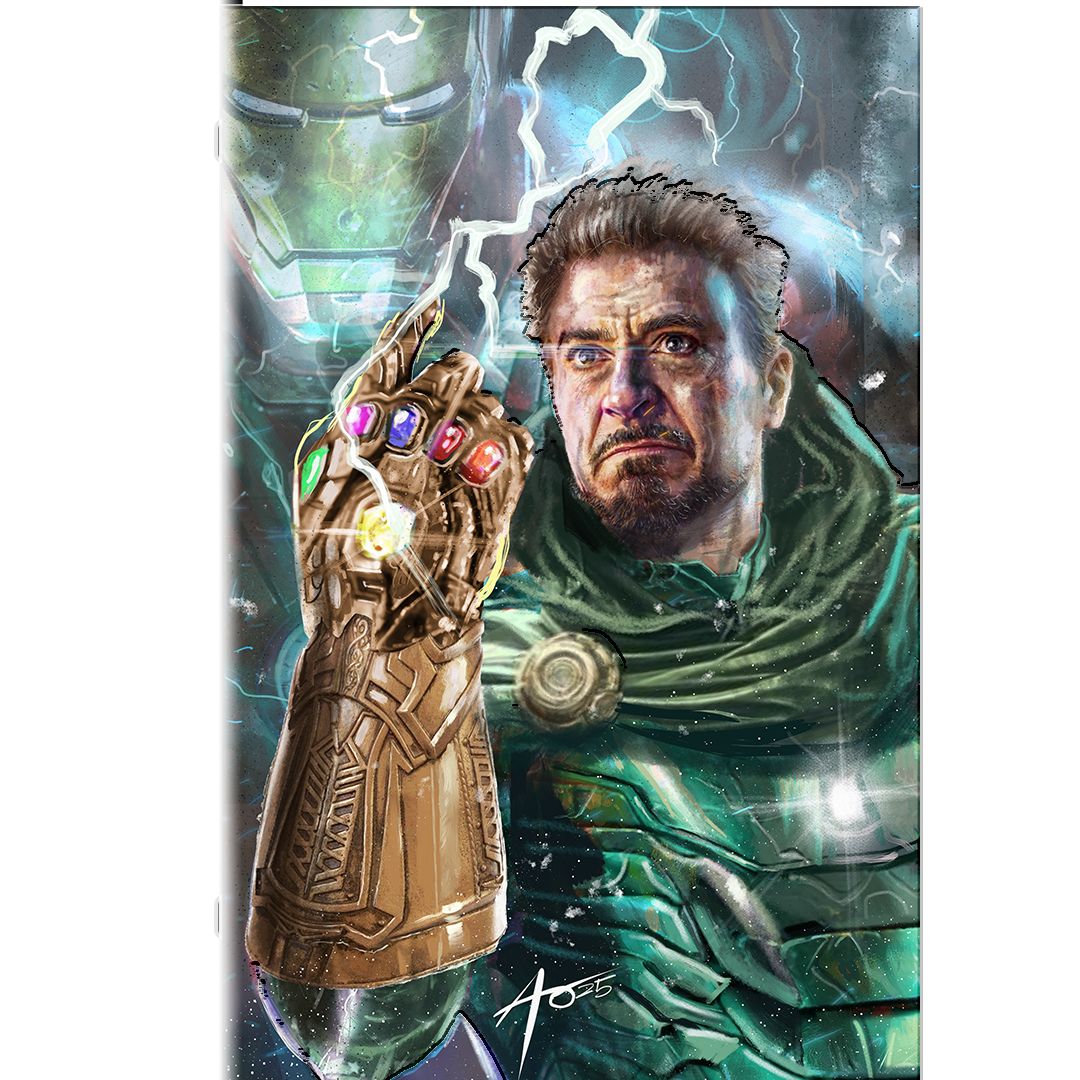 FAME: ROBERT DOWNEY JR. EMBOSSED LTD 100 NYCC EXCLUSIVE