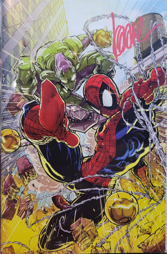 Ultimate Spider-Man #1 (SET) Trade not Signed / Virgin Signed in RED by Kaare Andrews