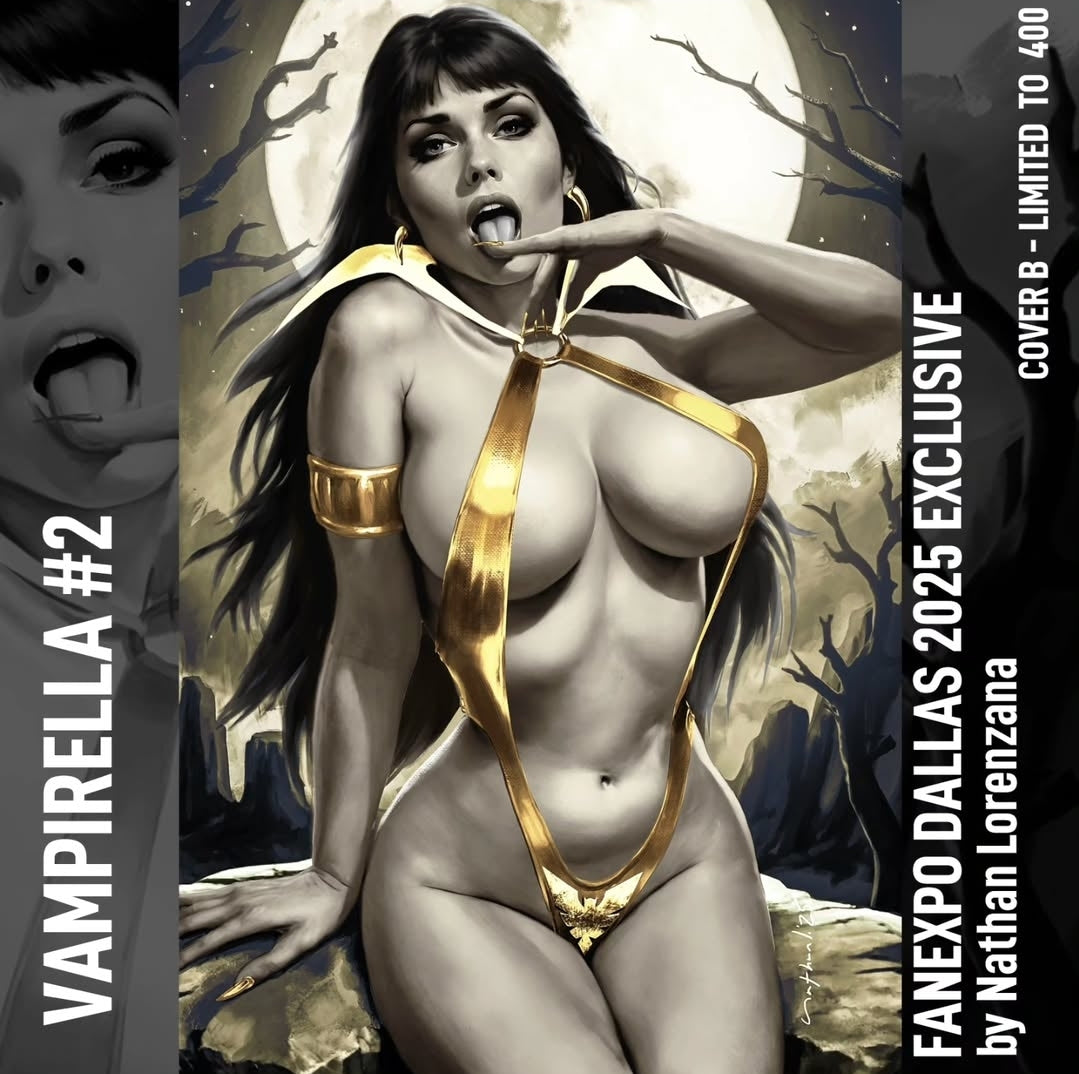 VAMPIRELLA #2 - COVER B · NATHAN LORENZANA · DALLAS FANEXPO 2025 EXCLUSIVE - PRESALE 5/30
