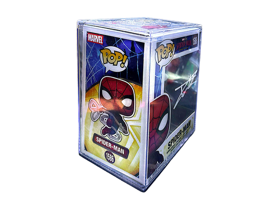 SPIDER-MAN BRAND NEW DAY FUNKO POP 1586 (SIGNED BY TOM HOLLAND)