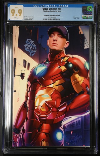 Orbit: Eminem CGC 9.9 COVER B COA 11/50