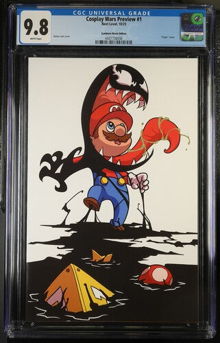 Cosplay Wars Preview: Venomized Mario CGC 9.8 COA 14/150