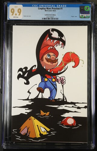 Cosplay Wars Preview: Venomized Mario CGC 9.9 COA 12/150