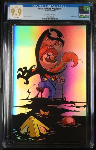 Cosplay Wars Preview: Venomized Mario CGC 9.9 COA 12/60