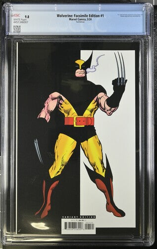 Wolverine: Facsimile Edition #1 CGC 9.8