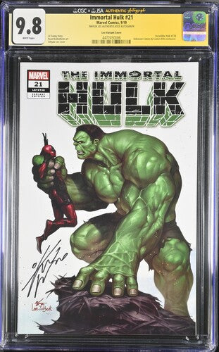Immortal Hulk #21 SS JSA/CGC 9.8