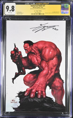 Immortal Hulk #21 SS JSA/CGC 9.8