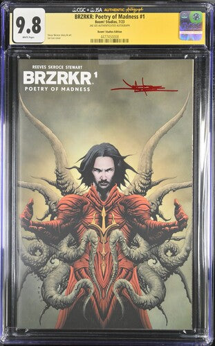 BRZRKR: Poetry of Madness #1 SS JSA/CGC 9.8