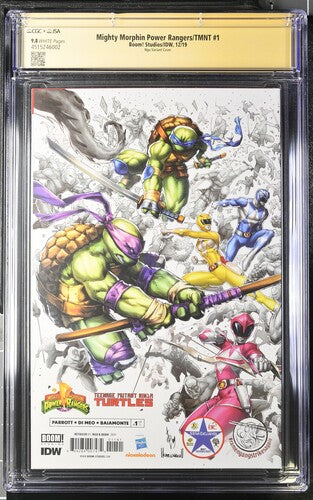 Mighty Morphin Power Rangers/TMNT SS JSA/CGC 9.8