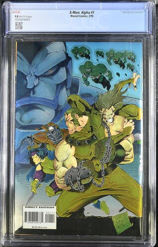X-Men: Alpha CGC 9.8 1995 FOIL WRAPAROUND