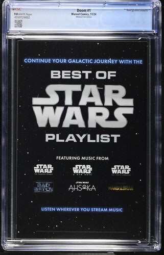 DOOM #1 WHATNOT STANDARD FOIL EDITION CGC 9.8 LTD 1500