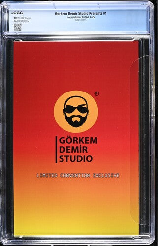 Gorkem Demir Studio Presents #1 CGC GEM MINT 10 Convention Exclusive only 10 in Registry