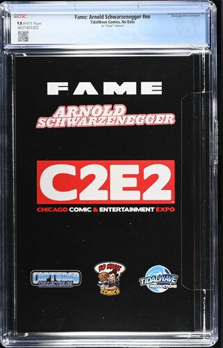Fame: Arnold Schwarzenegger #nn Spot Foil C2E2 Exclusive CGC 9.8