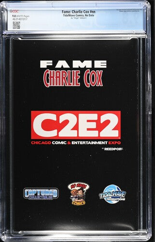 Fame: Charlie Cox #nn Spot Foil CGC 9.8 C2E2 Exclusive