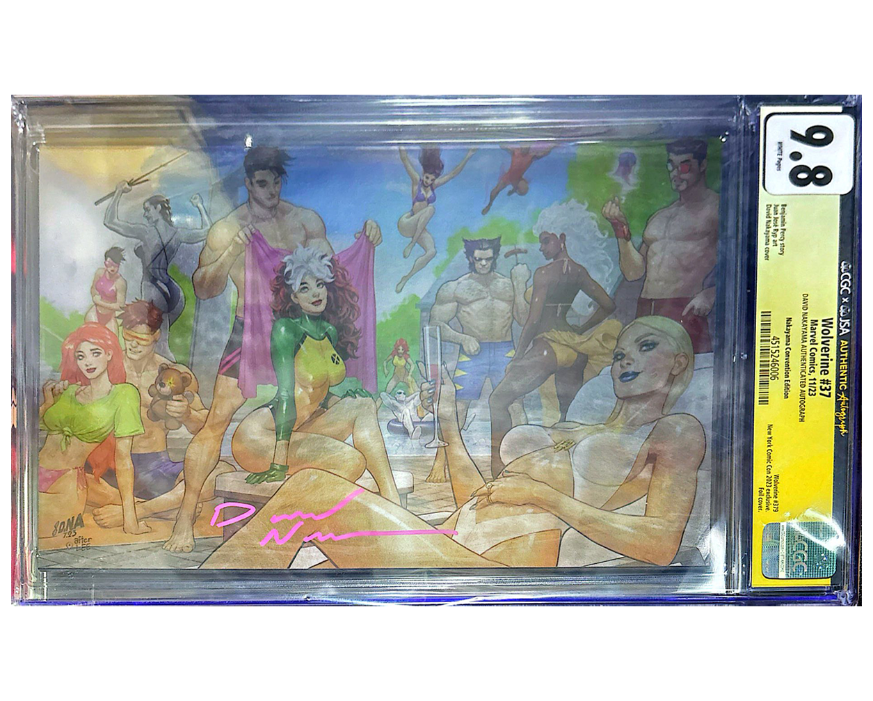 WOLVERINE #37 SS JSA/CGC 9.8 Signed by David Nakayama