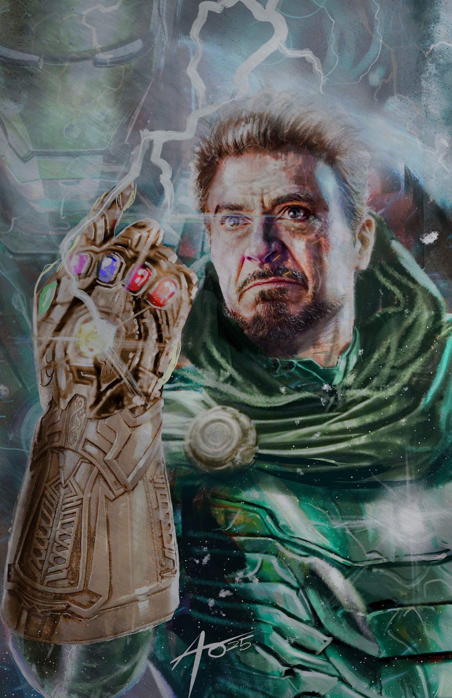 FAME: ROBERT DOWNEY JR - RUDY AO METAL VARIANT FANEXPO DALLAS 2025 EXCLUSIVE PRESALE 5/30