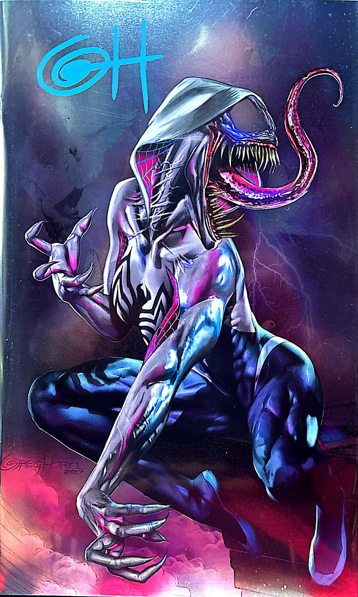 SPIDER-GWEN: GHOST SPIDER #4 SIGNED BY GREG HORN