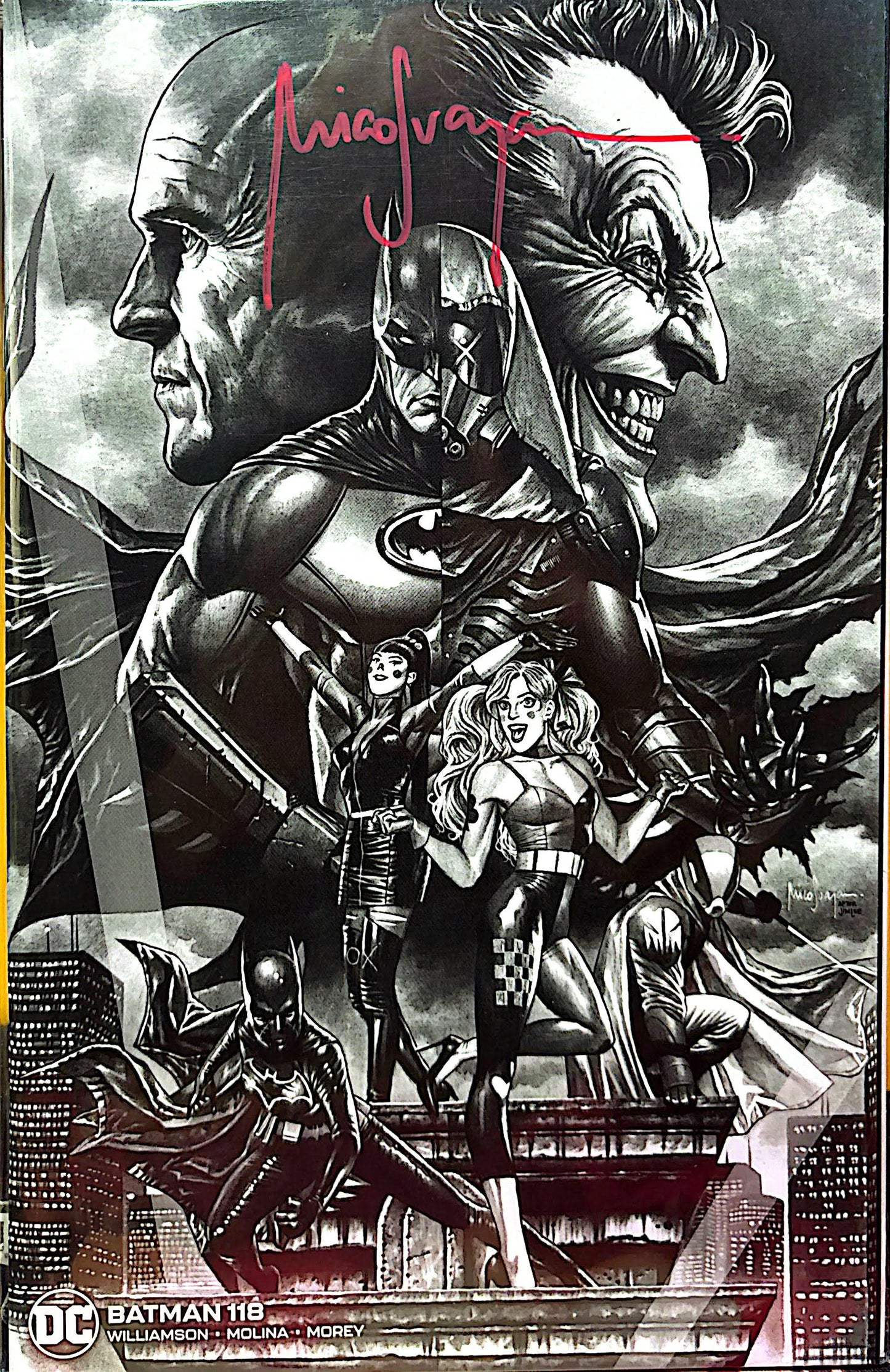 BATMAN #118 CBCS 9.8 257/300 LTD 300 TRADE & SKETCH SIGNED BYY MICO SUAYAN