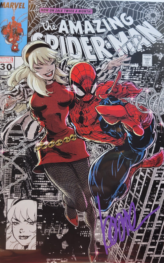 Amazing Spider-Man #30 (SET) Trade & Virgin Signed by Kaare Andrews