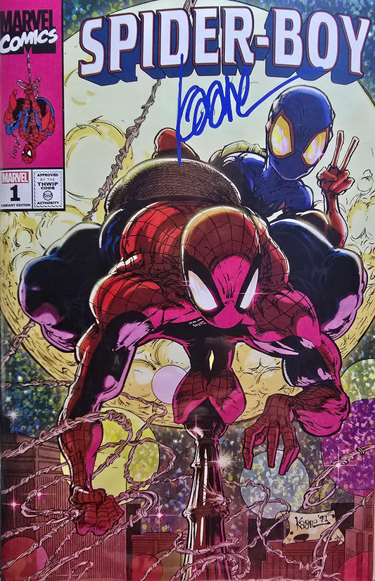 Spider-Boy #1 (SET) Trade & Virgin Signed by Kaare Andrews