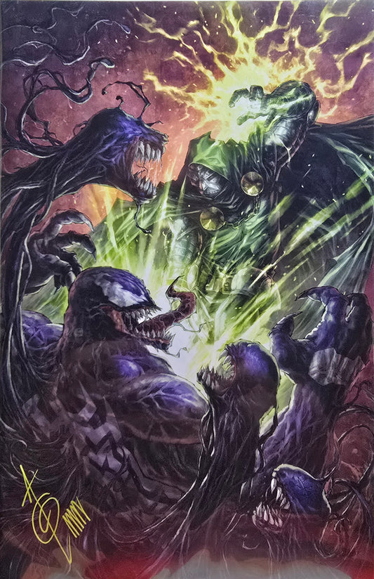 Venom: Lethal Protector II #1 (SET) Trade & Virgin Signed by Alan Quah