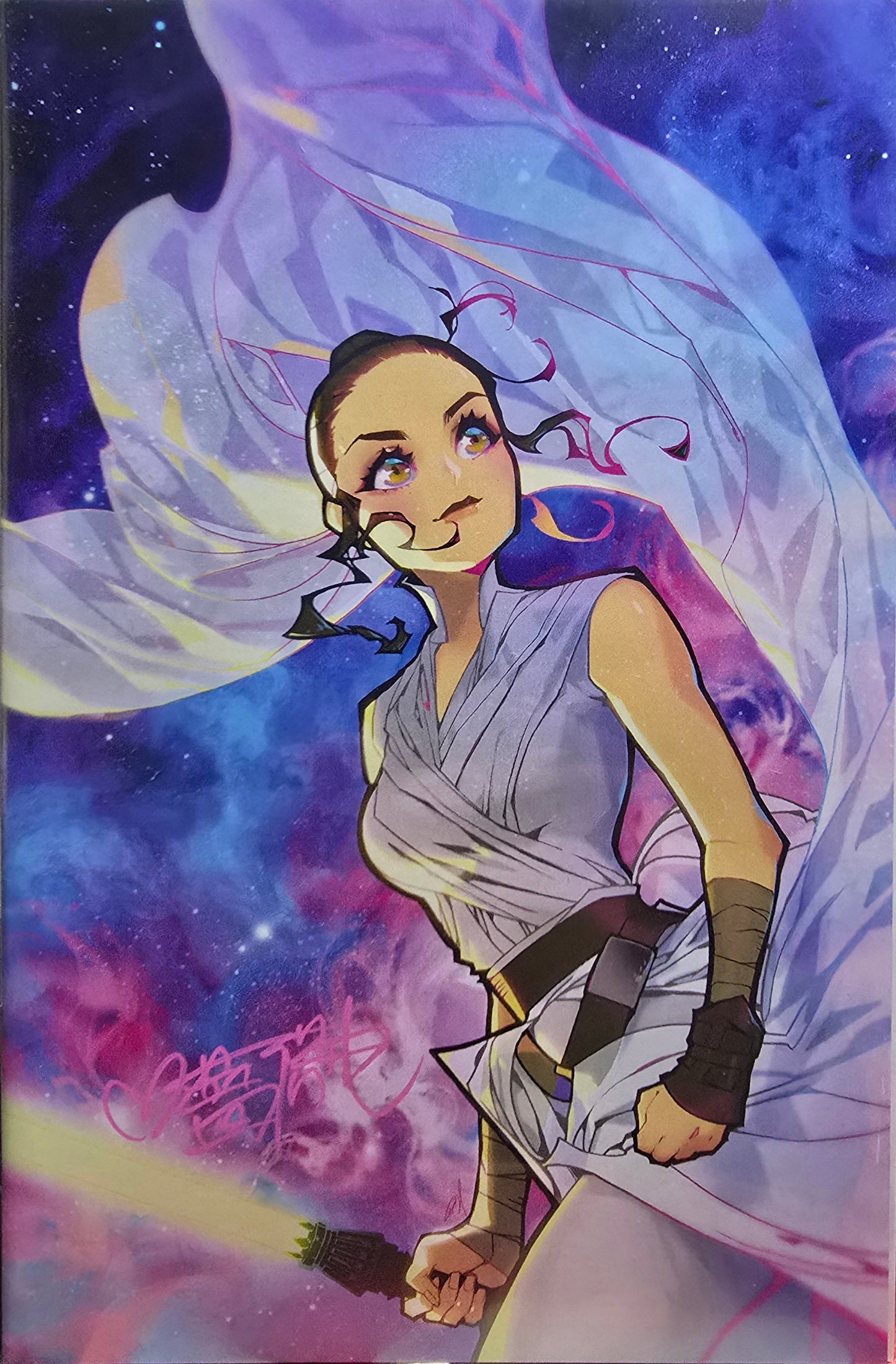 Star Wars Adventures #1 (SET) Trade & Virgin Signed by Rose Besch