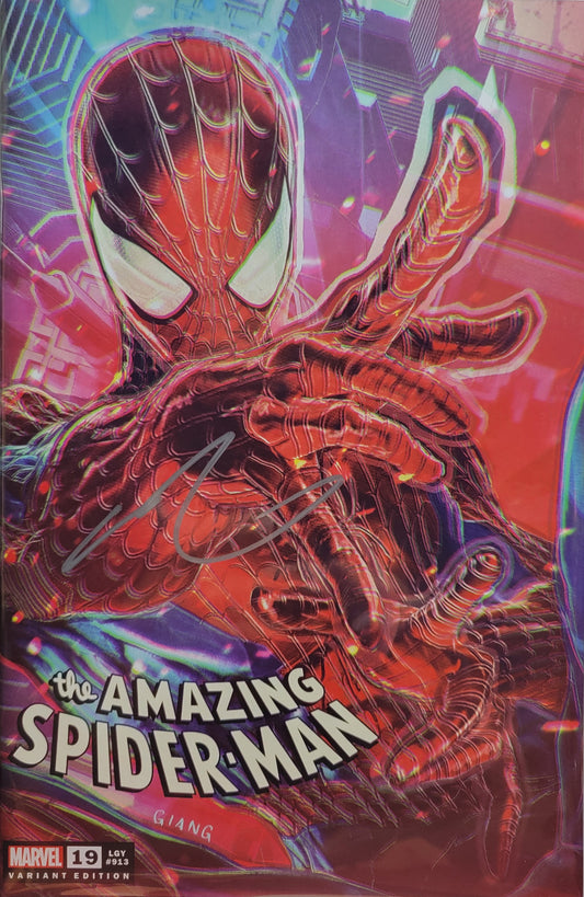 Amazing Spider-Man #19 (SET) Trade & Virgin Signed by John Giang