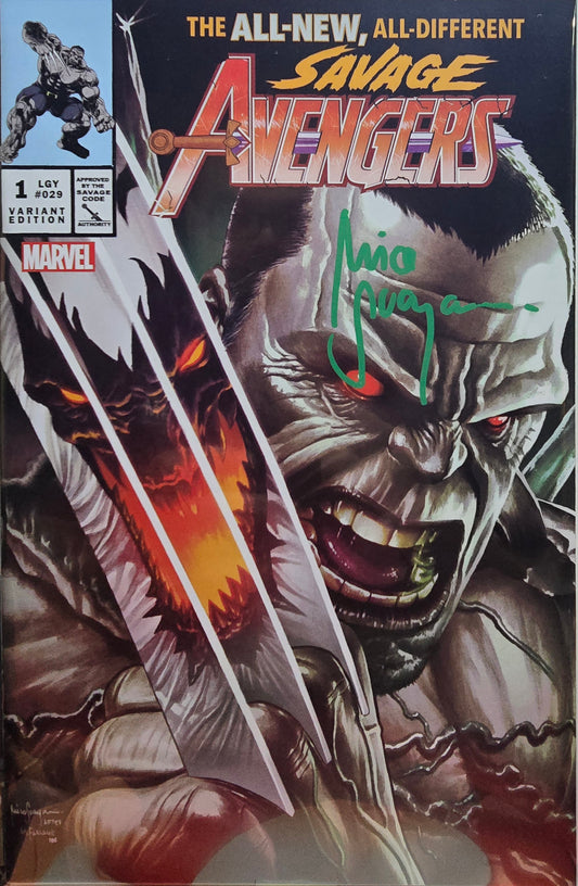 Savage Avengers #1 (SET) Trade, Virgin, Virgin Color Splash & MegaCon Virgin Sketch Signed by Mico Suayan