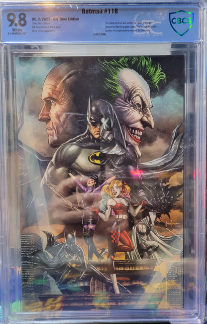 BATMAN #118 CBCS 9.8 257/300 LTD 300 TRADE & SKETCH SIGNED BYY MICO SUAYAN