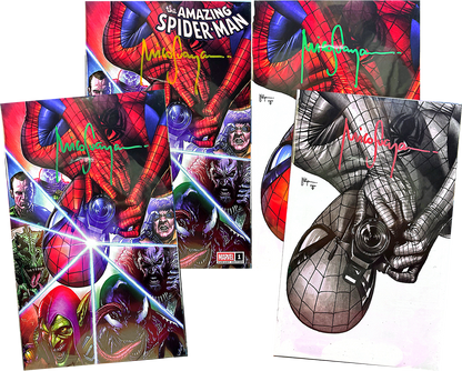Amazing Spider-Man #1 C2E2 Exclusives (SET) Trade, Virgin1, Viegin2, Sketch Signed by Mico Suayan