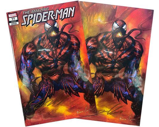 Amazing Spider-Man #77 (SET) Trade & Virgin Signed by Lucio Parrillo