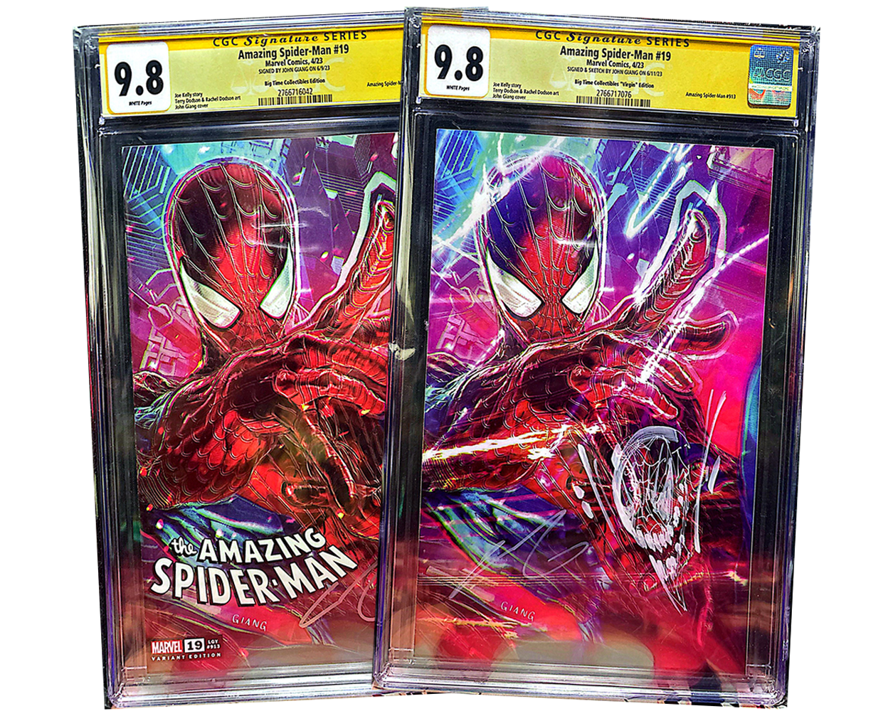 Amazing Spider-Man #19 SS CGC 9.8 Signed by Jiang (Trade Virgin CGC SET)