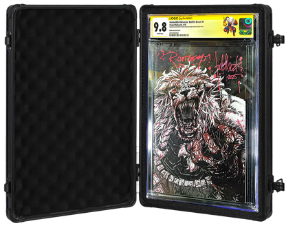 BATTLE BEAST #1 SS CGC SIGNED BY RYAN OTTLEY & TODD BEATS