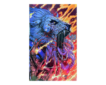 BATTLE BEAST #1 SIGNED BY JONATHAN URIBE
