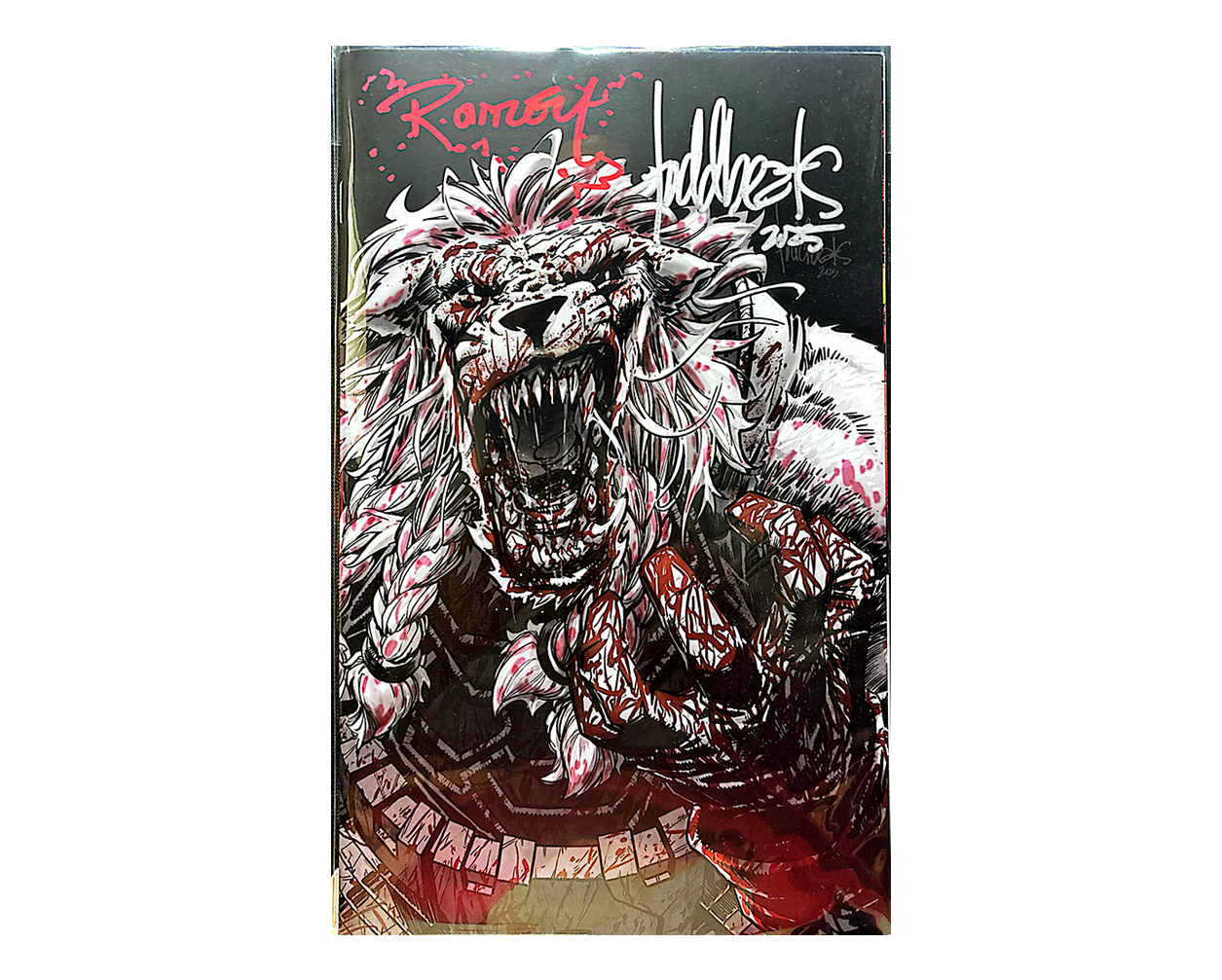 BATTLE BEAST #1 SIGNED RYAN OTTLEY & TODD BEATS