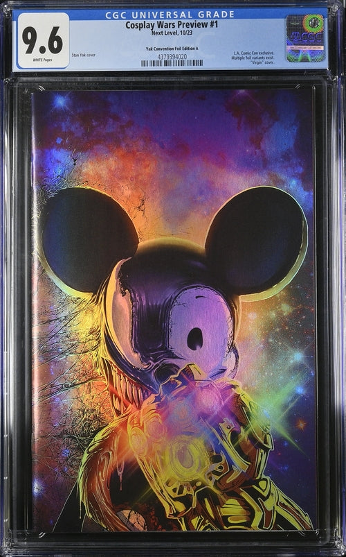 Cosplay Wars Preview: Venoomized Mickey CGC 9.6 COA 14/100