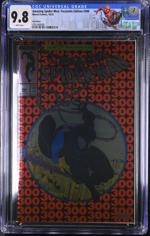 Amazing Spider-Man: Facsimile Edition FOIL CGC 9.8 with custom label (Includes a RAW copy)